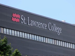 St. Lawrence College sign