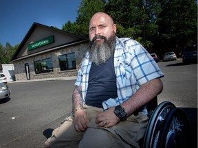 Stephane Parisien was pretty miffed earlier this month when he showed up at the Service Ontario franchise on St Joseph Blvd in Orleans and saw that it didn't have an automatic door for access by the disabled.
