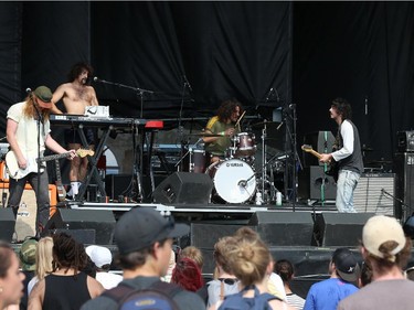 Sticky Fingers performs at RBC Ottawa Bluesfest 2015 in Ottawa on July 12, 2015.