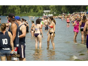 This week's heat wave sent those who could scurrying for area beaches to cool off.