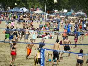 The 33rd edition of HOPE (Helping Other People Everywhere, Ottawa-Carleton Inc.)  Volleyball Summerfest 2015 took over Mooney's Bay Beach Saturday July 11, 2015.