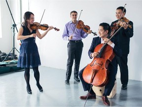 The Afiara Quartet a putting a new spin on the classics, teaming up with DJ Skratch Bastid at Chamberfest.