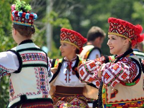 The Barvinok Dancers perform at the Capital Ukrainian Festival on Sunday, July 26, 2015.