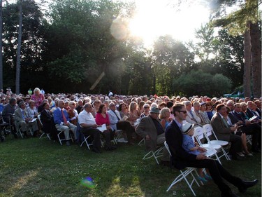 The decision to bump Opera Lyra's sold-out garden party at the Italian ambassador's residence in Gatineau to Wednesday, July 8, 2015, due to forecasted rain, paid off after the evening was blessed with perfect weather.