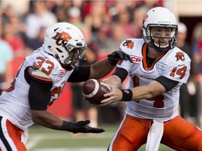 B.C. Lions quarterback Travis Lulay