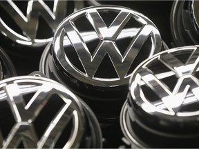 Volkswagen trunk ornaments.
