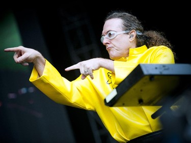 "Weird Al" Yankovic performs on the Claridge Homes Stage on Sunday, July 19, 2015.