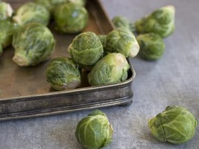 FILE - This Sept. 22, 2014 photo shows Brussels sprouts in Concord, N.H. Parents of picky eaters take heart: New research suggests the problem is rarely worth fretting over, although in a small portion of kids it may signal emotional troubles that should be checked out. The study was published Monday, Aug. 3, 2015 in the journal Pediatrics. (AP Photo/Matthew Mead)