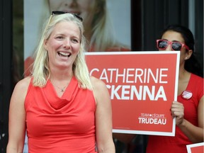 Catherine McKenna, the Liberal candidate in Ottawa Centre.