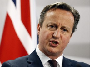 British Prime Minister David Cameron.