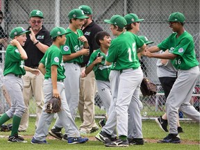 The East Nepean Eagles edged High Park 2-1 on Saturday and advanced to the final of the Canadian Little League Championships being held at the Eagles' Nest in Ken Ross Park.