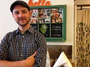 Eric Elgar, manager of Mags AND Fags on Elgin Street says setting up a seating area outside might encourage people to buy a magazine and sit down and read. But a "streetside spot" is not an option for his store because parking spaces in front of the store become traffic lanes during rush hour.