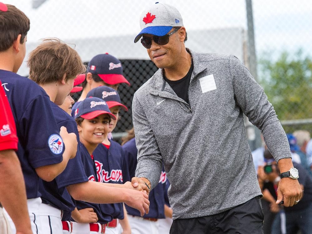 Former Blue Jays great Alomar praises team's success on and off the
field