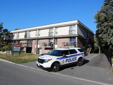 Police are investigating a multiple stabbing on Blossom Drive early Sunday morning, in which three people were injured.