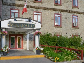 This Almonte condo is in the historic Millfall building.