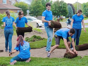 Medical students were part of a joint initiative between Habitat for Humanity and MD Financial Management on the weekend.