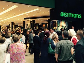 Hundreds of eager shoppers turned up at Les Promenades Gatineau for the official opening of Simons, a Quebec-based fashion retailer. This is the 10th store for the 175-year-old company.