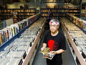 Kin Jee is manager at Silver Snail Comics Ottawa, which will close its doors on Sept. 13.