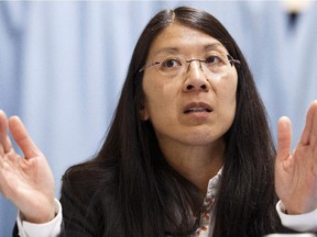 Local Input~ Joanne Liu, International President of Medecins Sans Frontieres, MSF, speaks to the media during a press conference, in Geneva, Switzerland, Tuesday, Feb. 18, 2014. The World Health Organization and national governments need to step up their efforts if the West African Ebola outbreak is to be brought under control, the president of the leading aid group in the response warns.