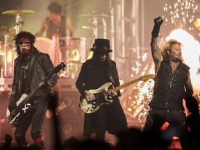 Motley Crue preforms at Canadian Tire Centre in Ottawa, August 23, 2015.