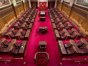 The Senate chamber.