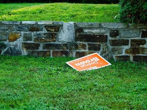 Ottawa South NDP candidate George Brown's lawn signs were vandalized over the weekend.
