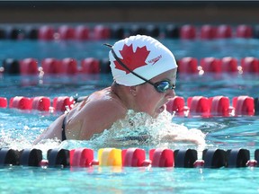 Para-swimmer Camille Berube of Gatineau.