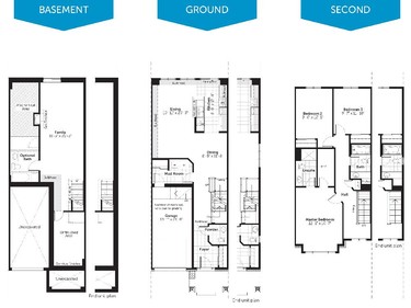 The Eclipse is a three-bedroom unit with 2.040 square feet.