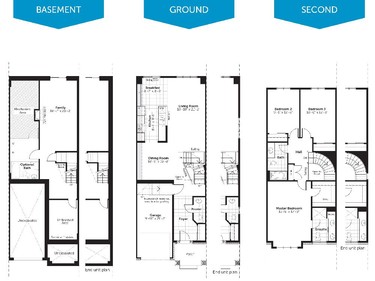 The Rhapsody is a three-bedroom unit with 2,085 square feet.