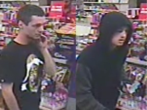 Ottawa police seeking these two suspects in a robbery at a New Edinburgh store.