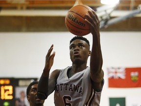 University of Ottawa Gee-Gee's player Caleb Agada .