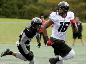 The Redblacks' third training camp will be their first held mostly at home at TD Place stadium.