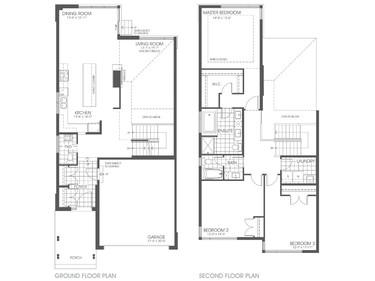 The Rockway single has three bedrooms and 2,173 to 2,183 square feet.