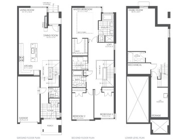 The Lynwood townhome is a three-bedroom with 2,272 square feet, including 420 square feet of finished basement.