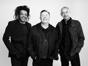 Original singer Ali Campbell, centre, heads the UB40 playing Cityfolk in Ottawa tonight. Not to be confused with the other UB40. (Handout photo)
