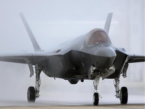 The F-35 will make its debut in Canada next week.