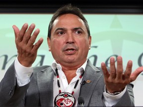 Assembly of First Nations National Chief Perry Bellegarde held a news conference Wednesday to outline the AFN's priorities for the upcoming federal election.