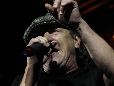 Brian Johnson of AC/DC, the thunder from down under.