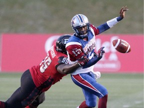 Montreal quarterback Rakeem Cato committed some obvious rookie mistakes in his Aug. 7 game against the Redblacks.