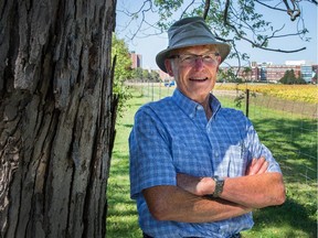 Clarke Topp is a retired soil scientist with Agriculture Canada who worked on experiments that are now under threat with plans to build a new hospital there.