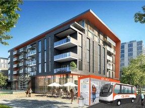 Driverless electric shuttle buses are being considered for use at the Zibi development in the Ottawa River..