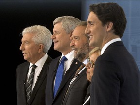 Thursday's French-language leaders' debate in Montreal dominated the week in campaigning.