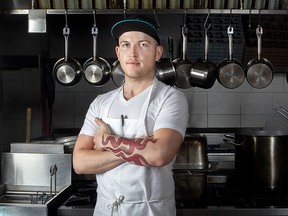 Zack Thompson, whose favourite tattoo is an octopus, is a Chef at Supply and Demand.