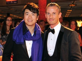 From left, Chinese concert pianist Lang Lang and the National Arts Centre Orchestra's new music director, maestro Alexander Shelley, got top billing at the NAC Gala held Saturday, September 19, 2014, for the NAC's National Youth and Education Trust.