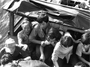 Thousands of Vietnamese tried to escape the country after the country fell to Communist forces, putting an end to the Vietnam War. Photo by P. Deloche, UN.