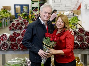 Jean and Michelle Bégin photographed for the Citizen at Valley Flowers last Valentine's Day. Jean Bégin died Sept. 11 at age 62.