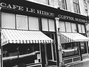 Le Hibou Coffee House. Sussex Drive in 1974.
