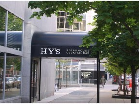 Hy's restaurant near the parliamentary precinct.