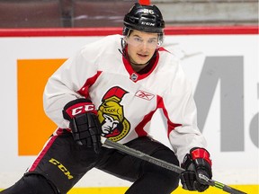 Matt Puempel received his first regular-season chance to impress Senators coach Guy Boucher on Monday against the Detroit Red Wings.