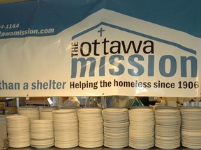 An average of 1300 meals are served every day at The Ottawa Mission to people in need.
